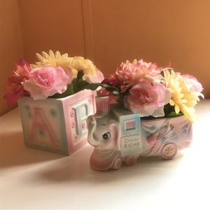 Vintage Napcoware Baby Planters